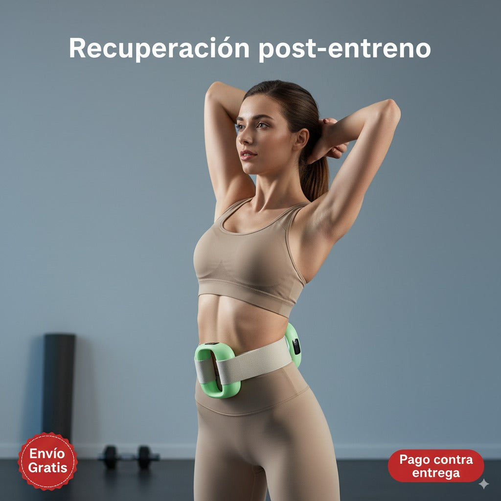 VibraRing Pro - Masajeador Corporal 360° con Calor | Alivia Dolor Muscular