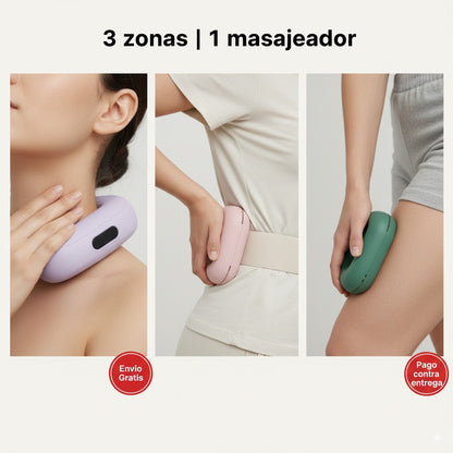 VibraRing Pro - Masajeador Corporal 360° con Calor | Alivia Dolor Muscular